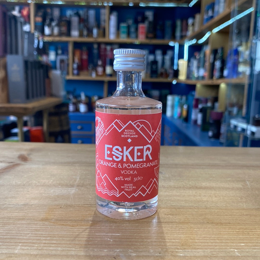 Esker Orange & Pomegranate Vodka 5cl 40%