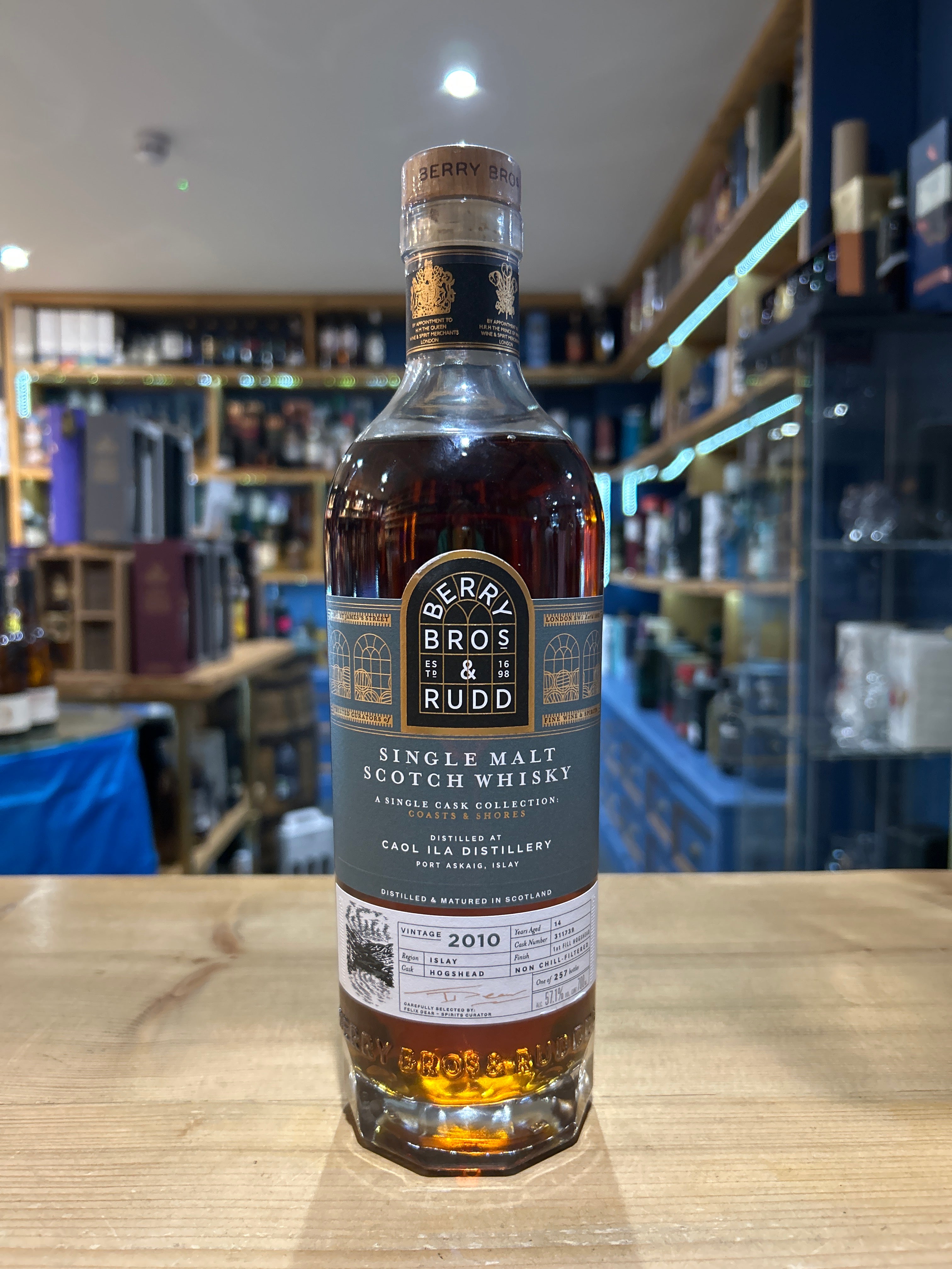 Berry Bros & Rudd Coasts & Shores Caol Ila 2010 Aged 14 Years 70cl 57.