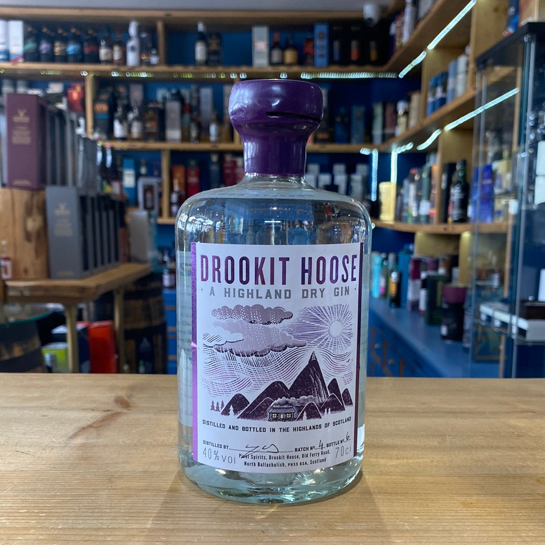 Drookit Hoose A Highland Dry Gin 70cl 40%