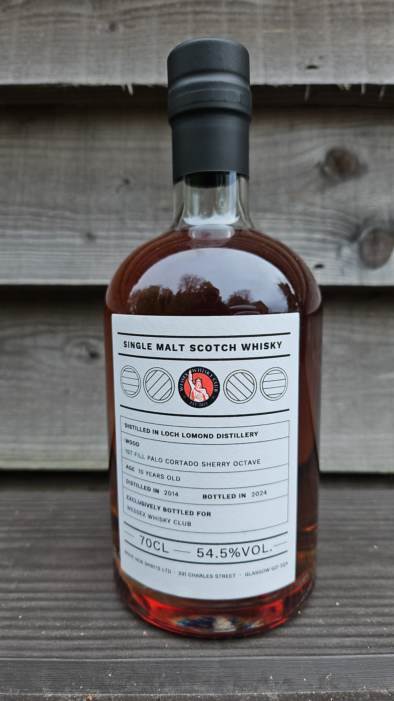 Wessex Whisky Club MEMBERS ONLY Exclusive Bottling Loch Lomond 10 year Old Single Cask 70cl 54.5%