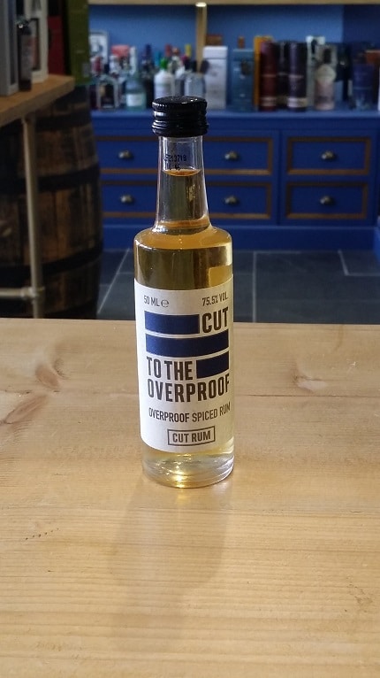 Cut to the Overproof Spiced Rum 5cl 75.5%