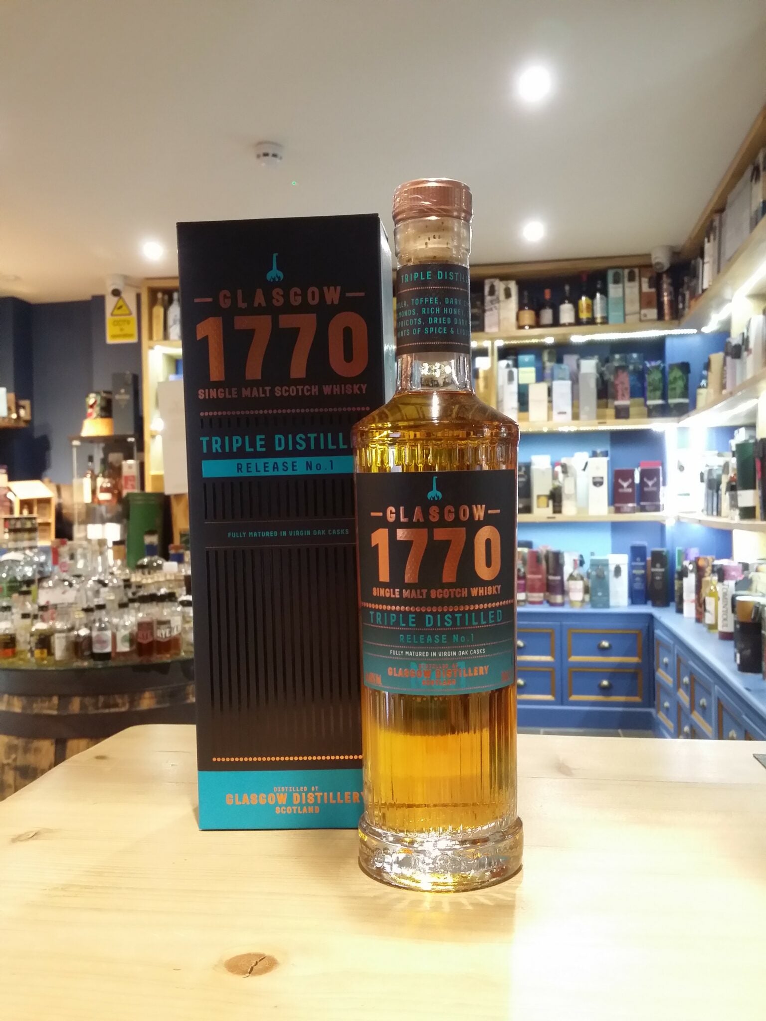 Glasgow 1770 Triple Distilled Single Malt 46% 70cl