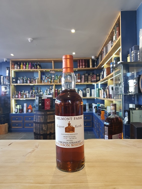 Belmont Farm Kopper Kettle Virginia Straight Bourbon Whiskey 46 70cl