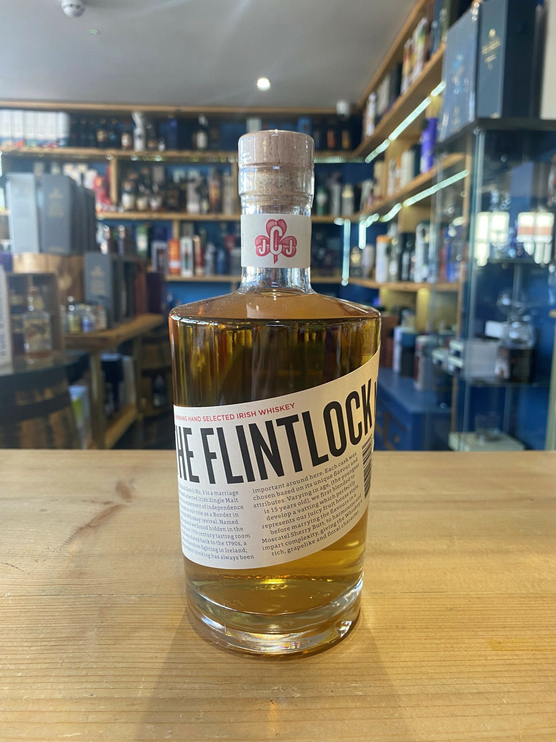 J.J Corry The Flintlock Batch 3 Irish Single Malt Whiskey 50cl 46%