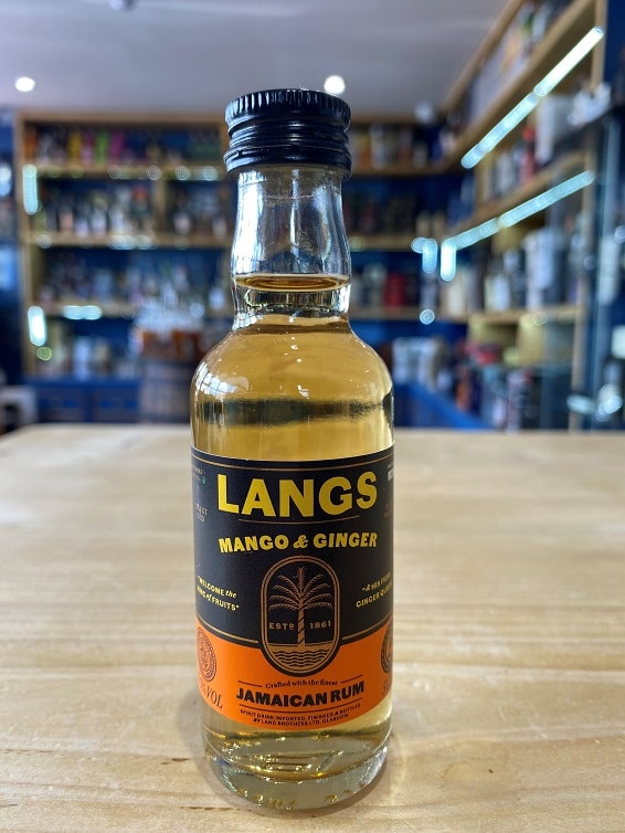 Langs Mango & Ginger Jamaican Rum 5cl 37.5%