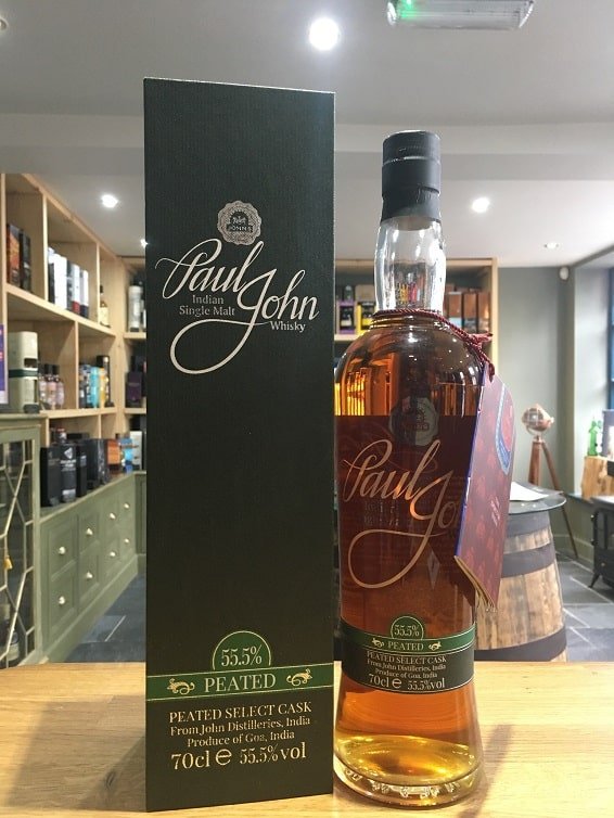 Whisky Paul John Peated Select Cask - Single Malt Indien Tourbé - Brut