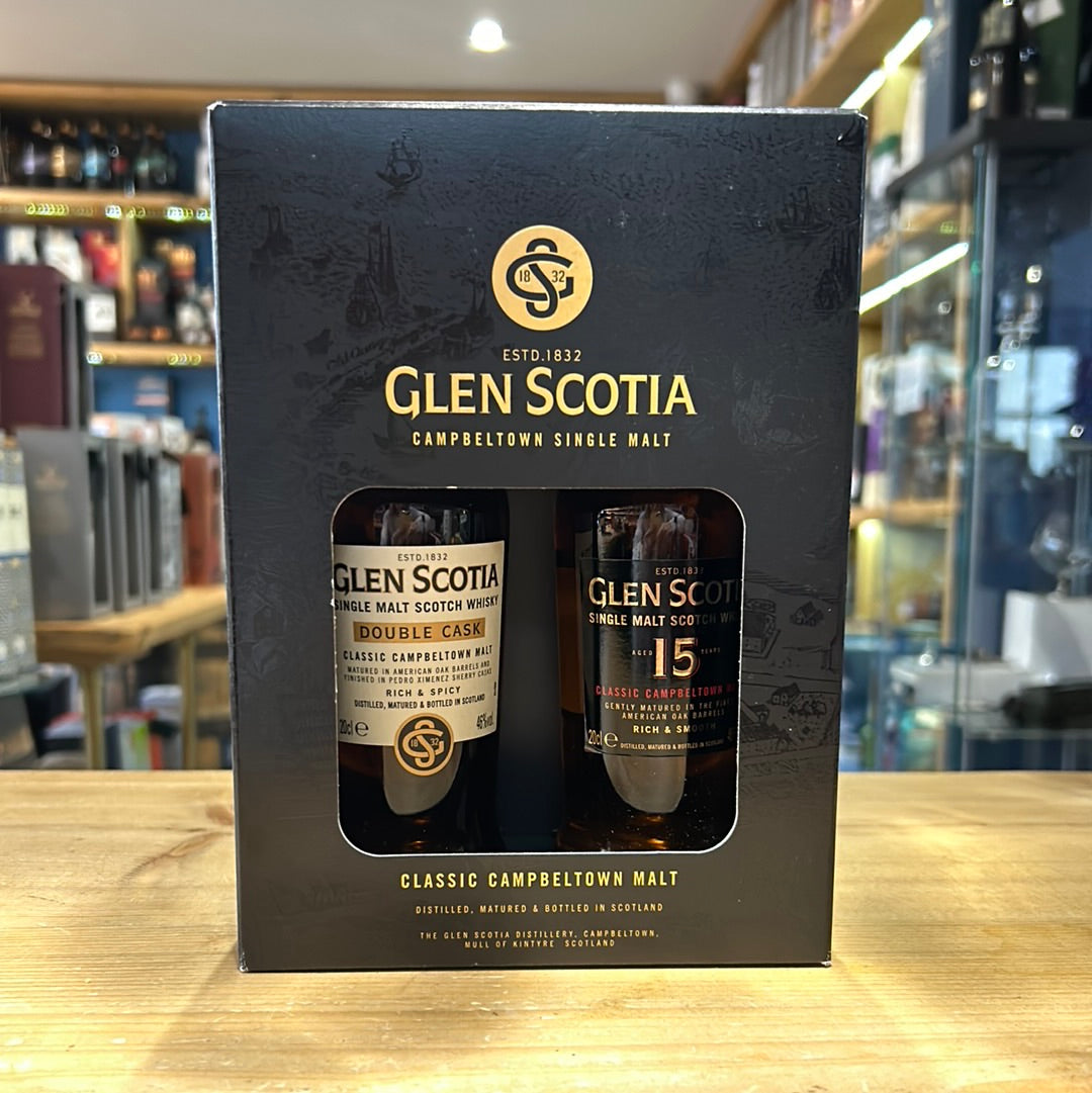 Glen Scotia 20cl Gift Set 2x 20cl