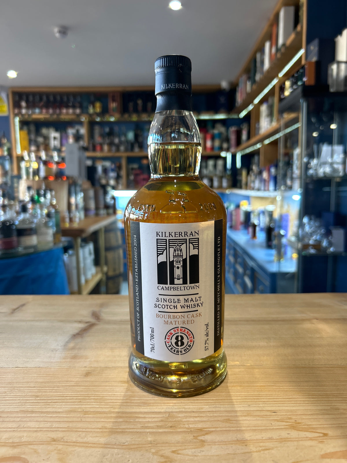 Kilkerran 8 Year Old Bourbon Cask Matured Cask Strength 70cl 57.7%