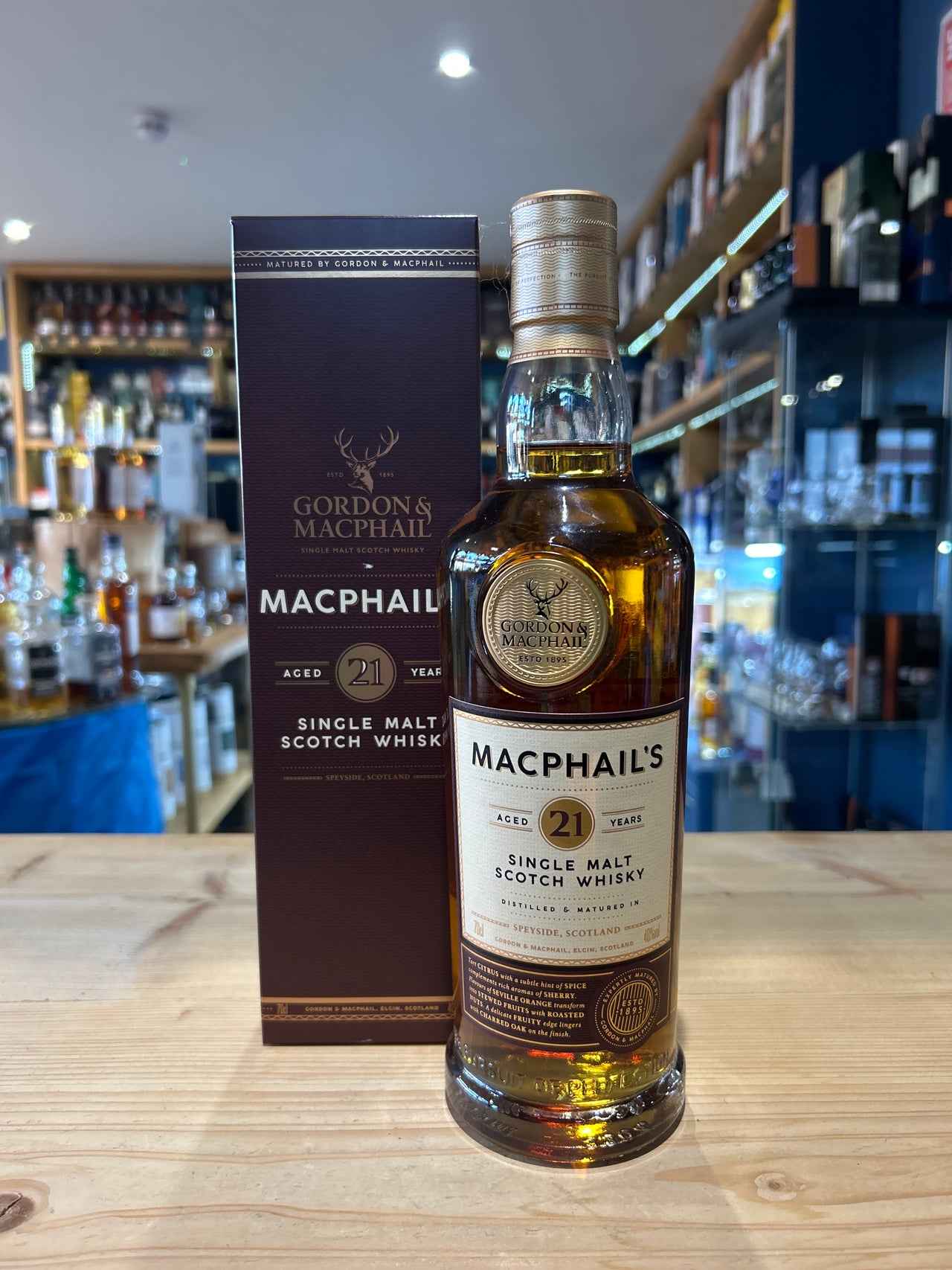 MacPhail's Aged 21 Years Speyside Single Malt 70cl 40% (Gordon & MacPhail)