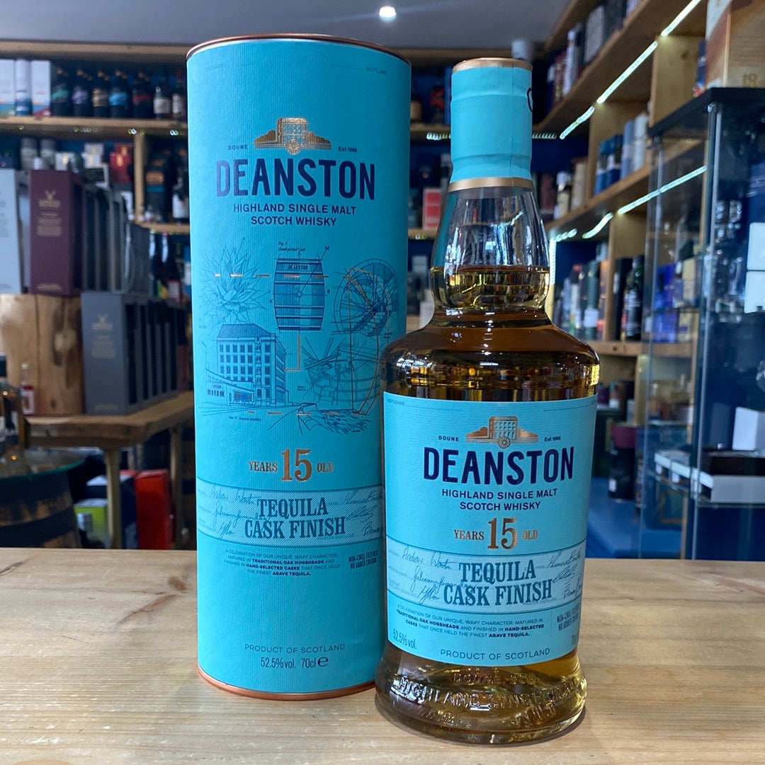 Deanston Aged 15 Years Tequila Cask Finish 70cl 52.5%