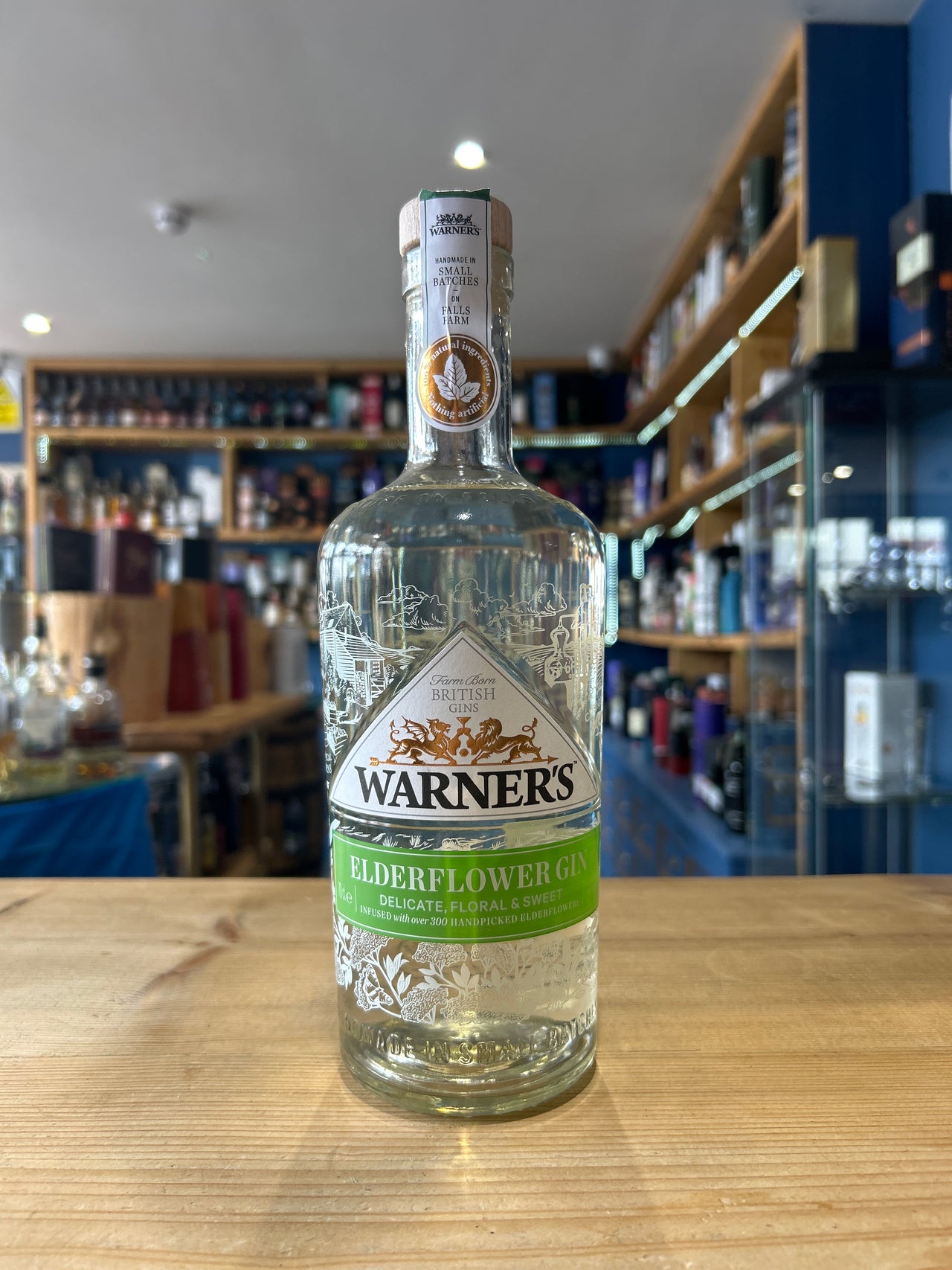 Warner's Elderflower Gin 70cl 40%