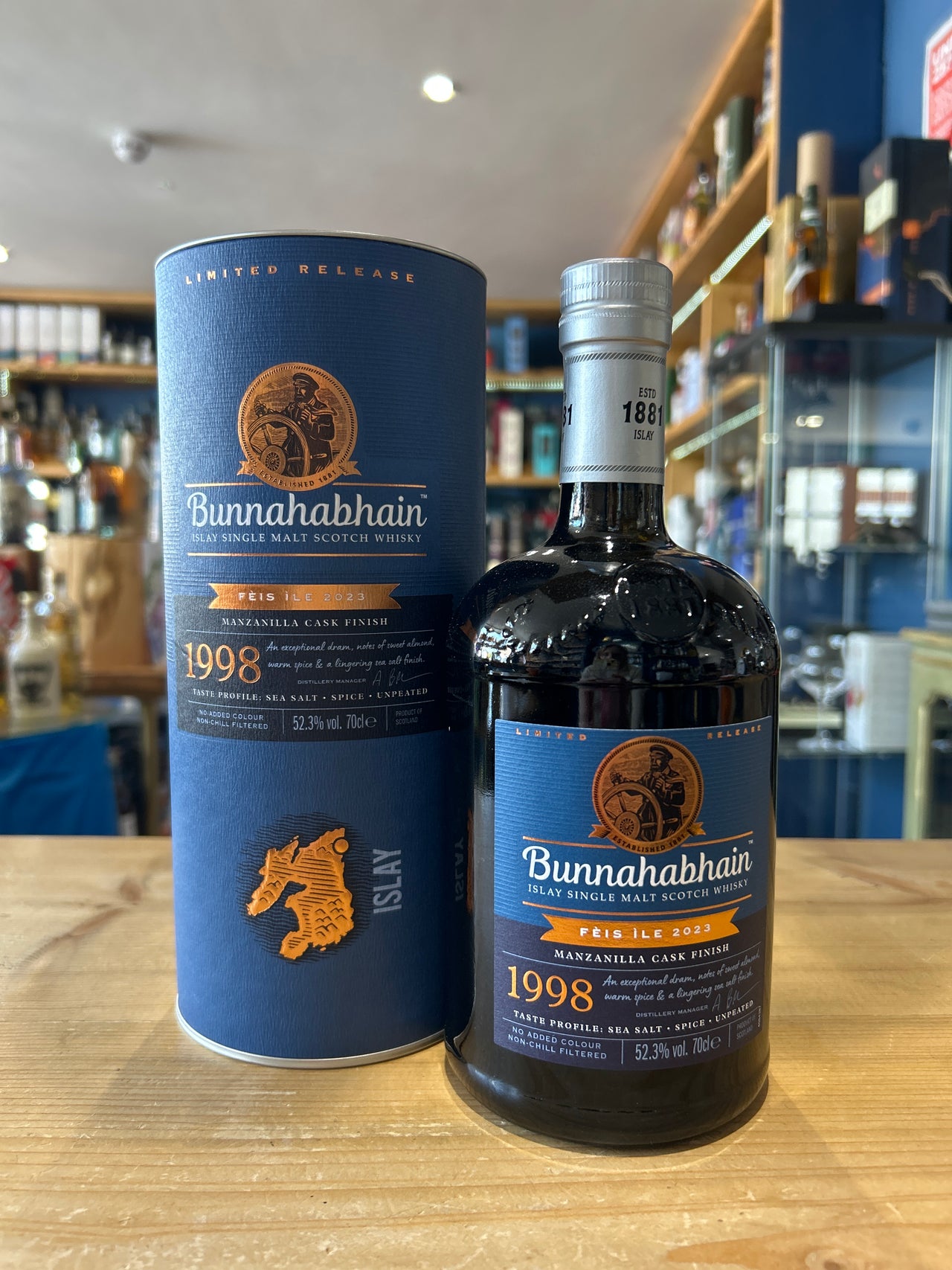Bunnahabhain Manzanilla Cask Finish 1998 - Feis Ile 2023 70cl 52.3%