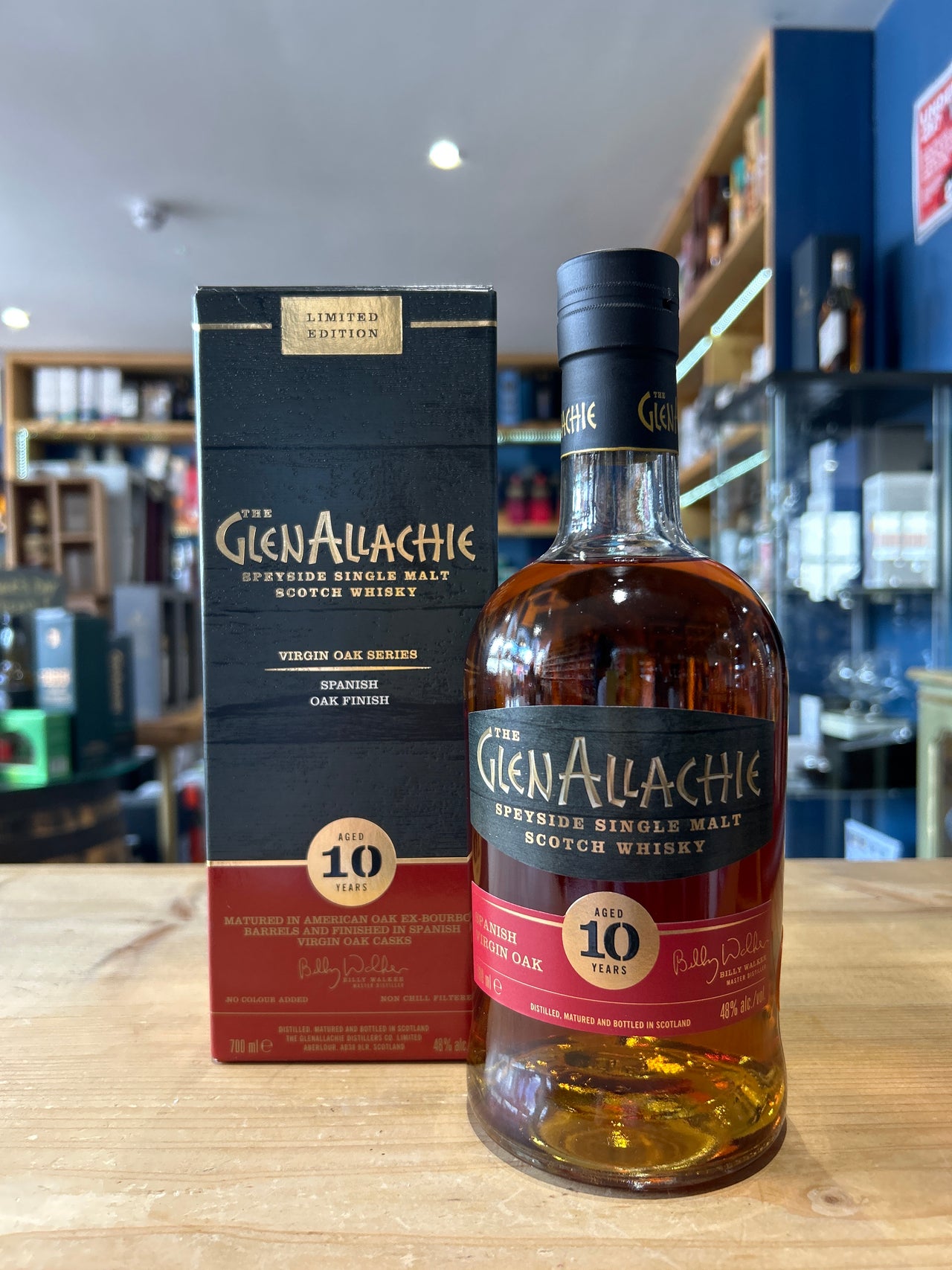 GlenAllachie 10 Year Old Spanish Oak Finish 70cl 48%