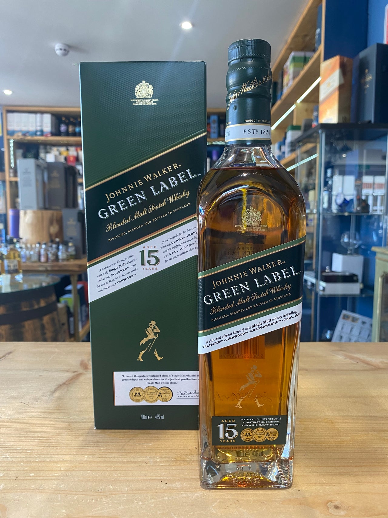 Johnnie Walker 15 Year old Green Label 70Cl 43%