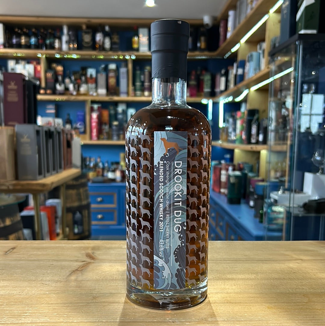 Little Brown Dog Drookit Dug Blended Scotch Whisky 2011 70cl 43.6%