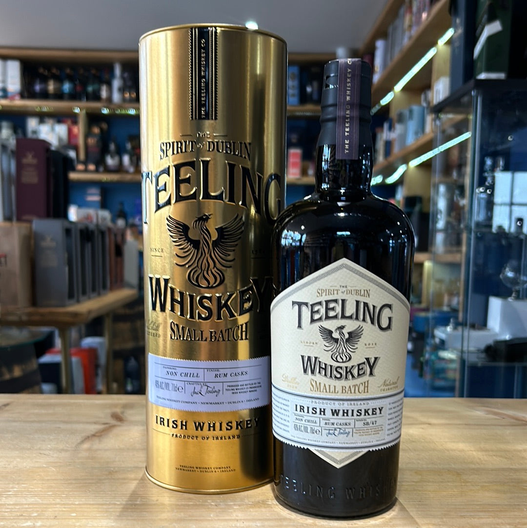 Teeling Irish Whiskey Small Batch in gold tin  70cl 46%