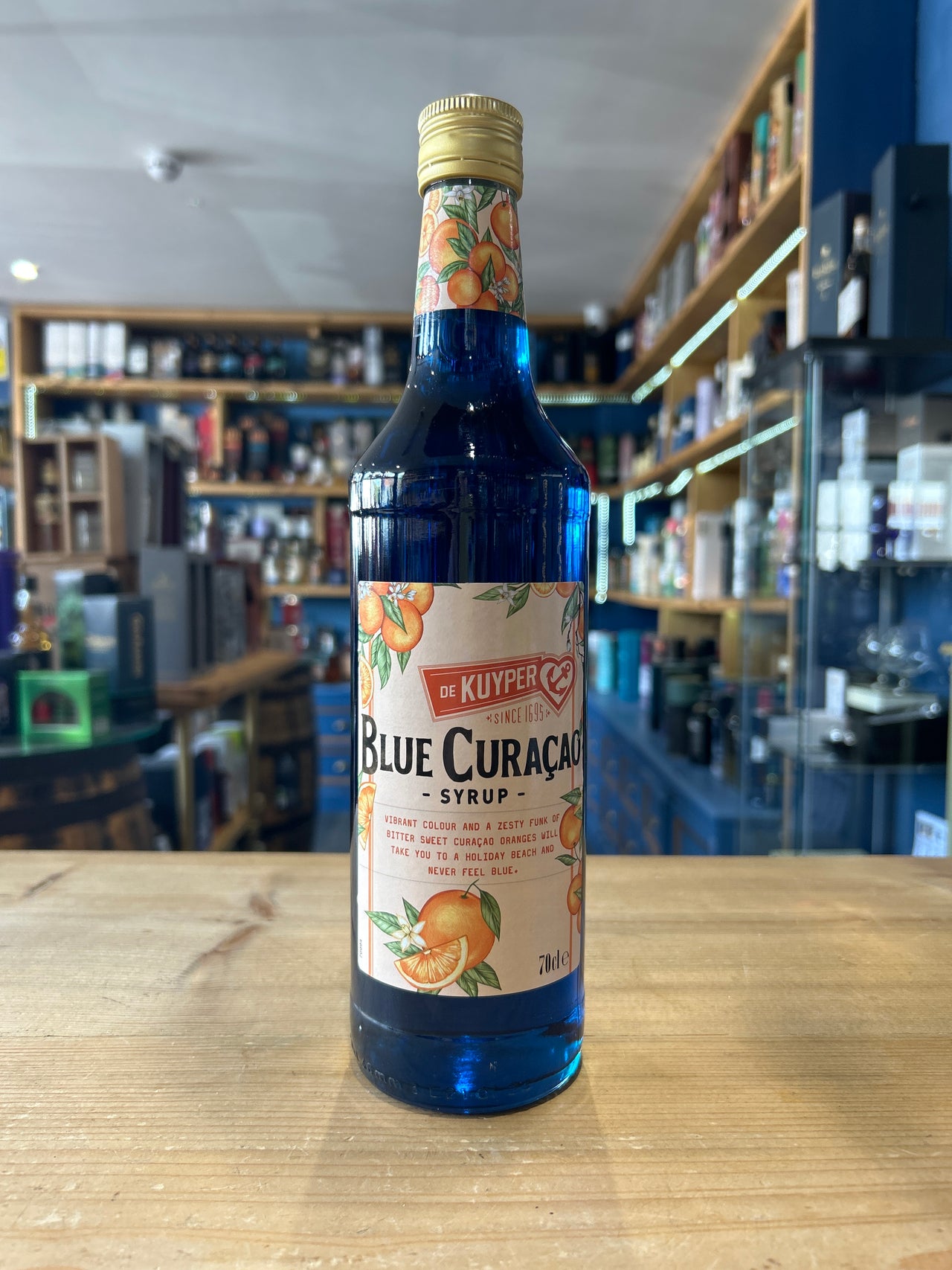 De Kuyper Blue Curacao Syrup 70cl