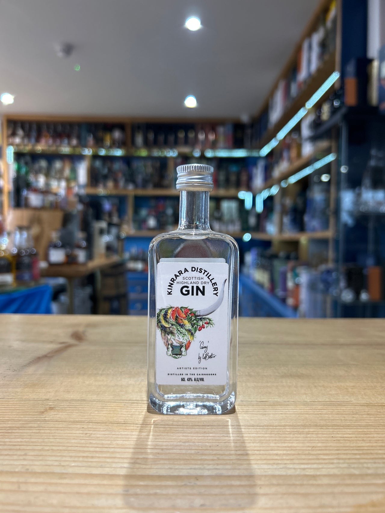 Kinrara Distillery Gin Artists Edition - Ginny the cooo 5cl 43%