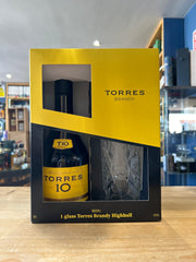 Torres 10 Gran Reserva Imperial Brandy Gift Set 70cl 38%