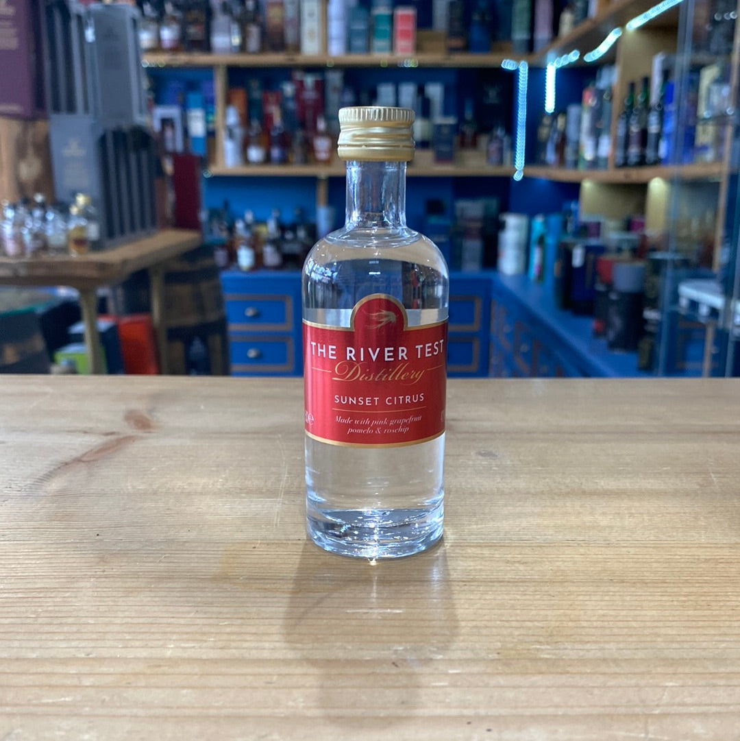 River Test Distillery Sunset Citrus Gin 5cl 42%