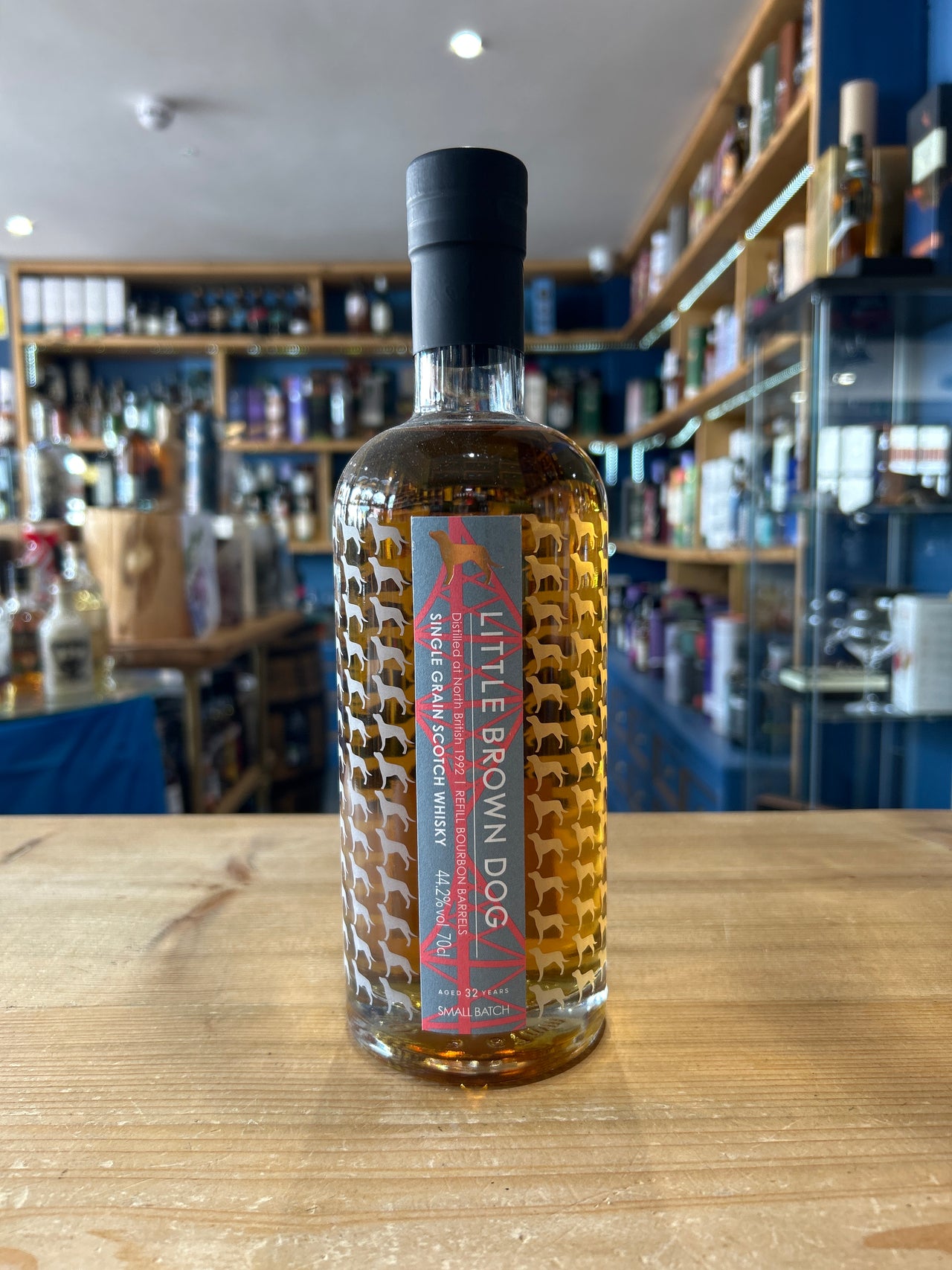 Little Brown Dog North British 1992 Single Grain Whisky 70cl 44.2%
