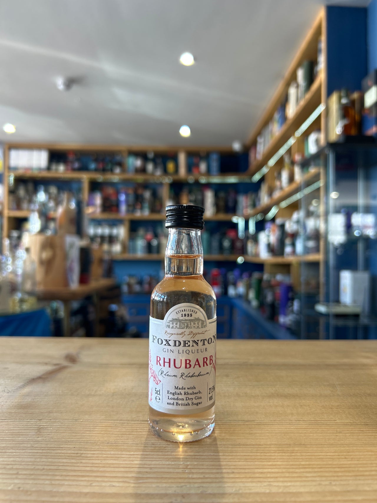 Foxdenton Rhubarb Gin Liqueur 5cl 21.5%