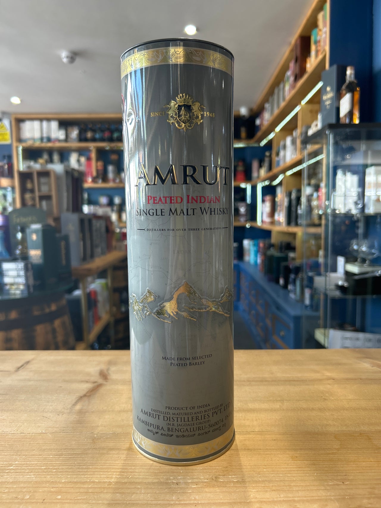 Amrut Peated Indian Single Malt Whisky 70cl 46%