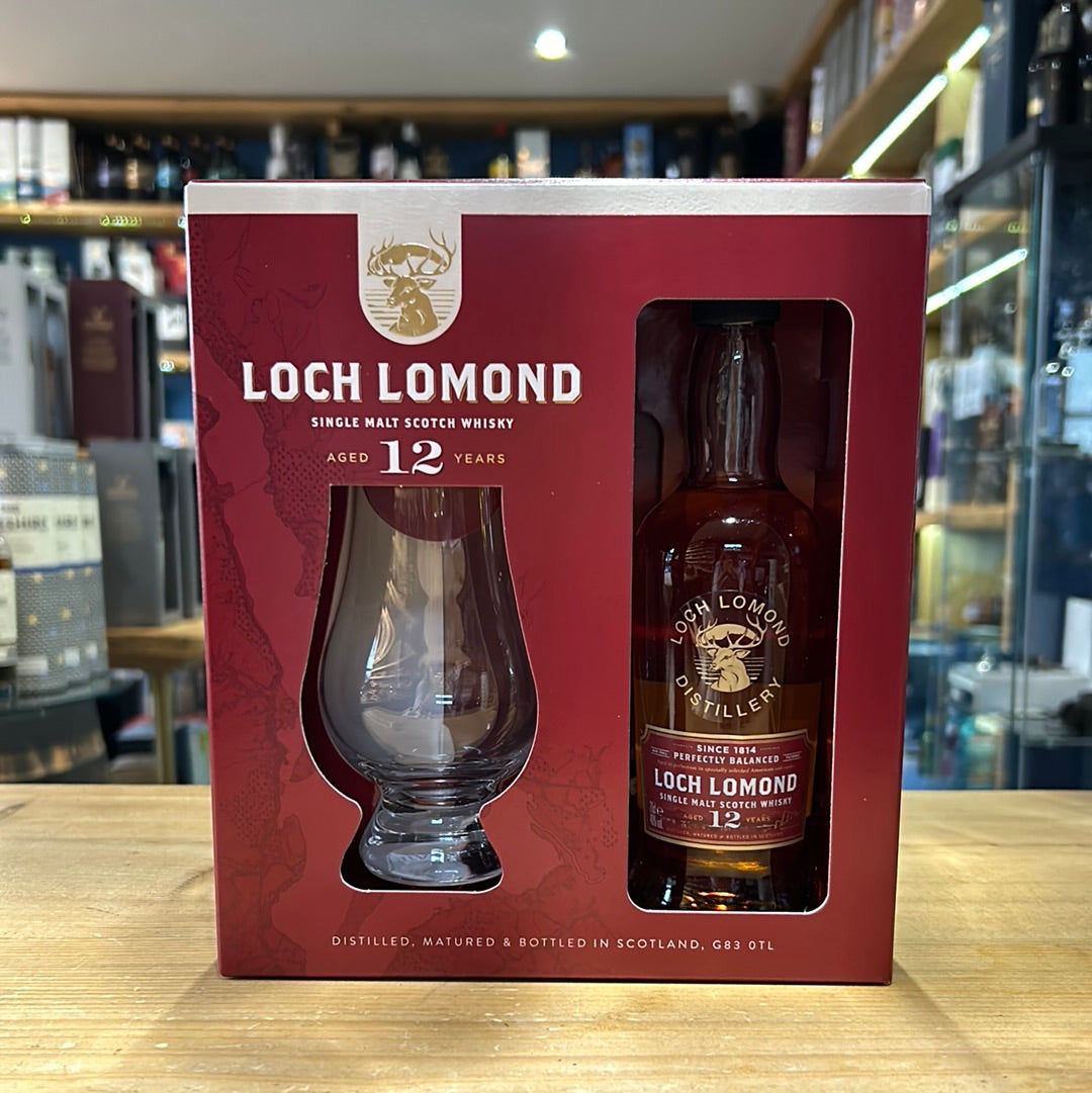 Loch Lomond 12 Year Old 20cl + Glass 46%