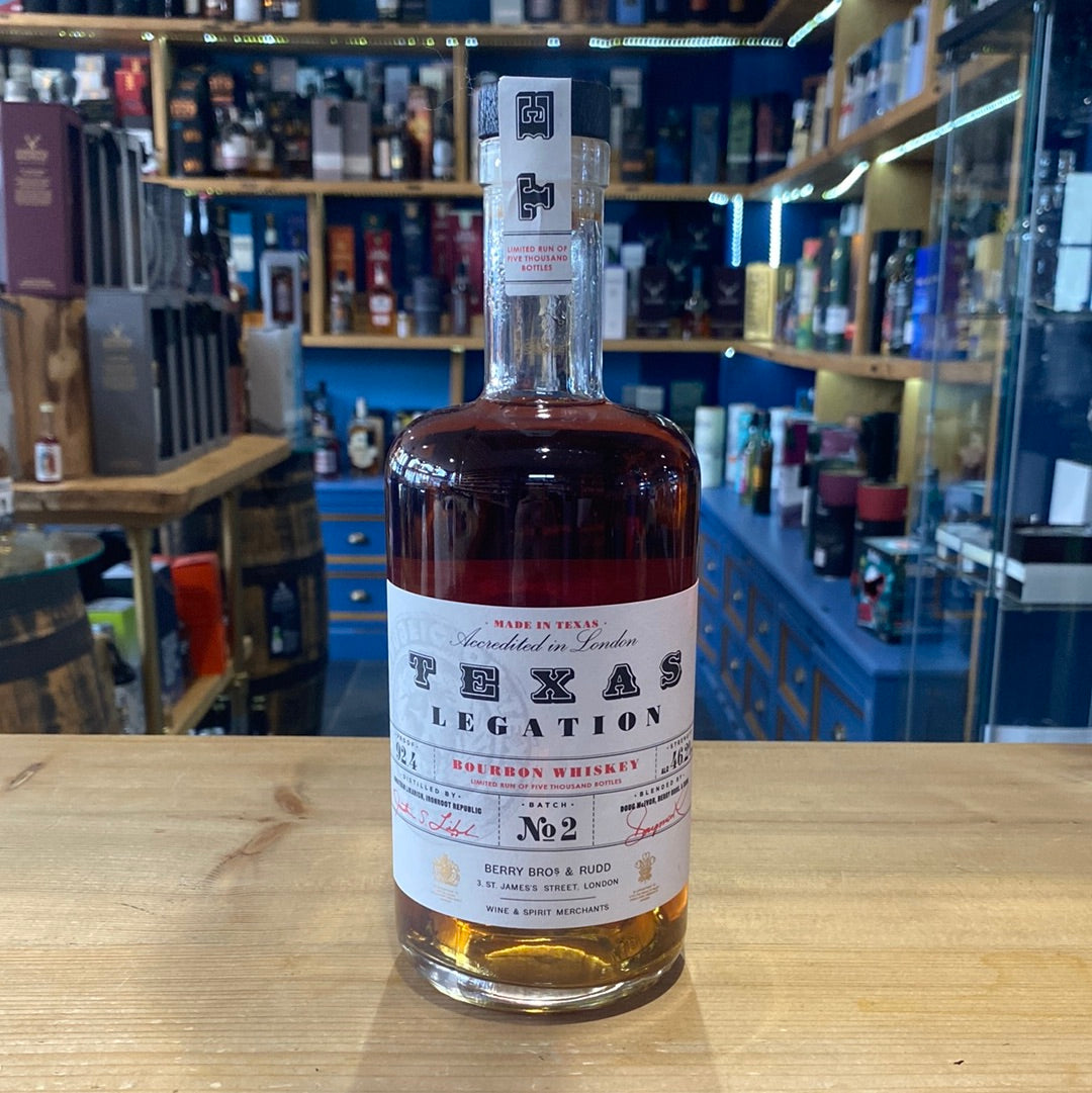 Texas Legation Bourbon Whiskey Batch No.2 70cl 46.2%