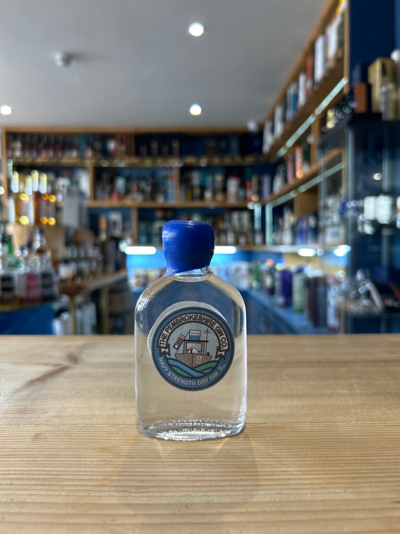 The Pembrokeshire Gin Co Navy Strength Dry Gin 5cl 57%