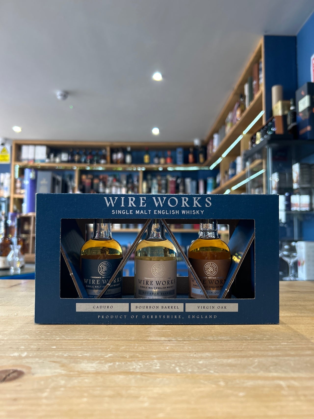 Wire Works English Single Malt Whisky Gift Set 3 x 5cl