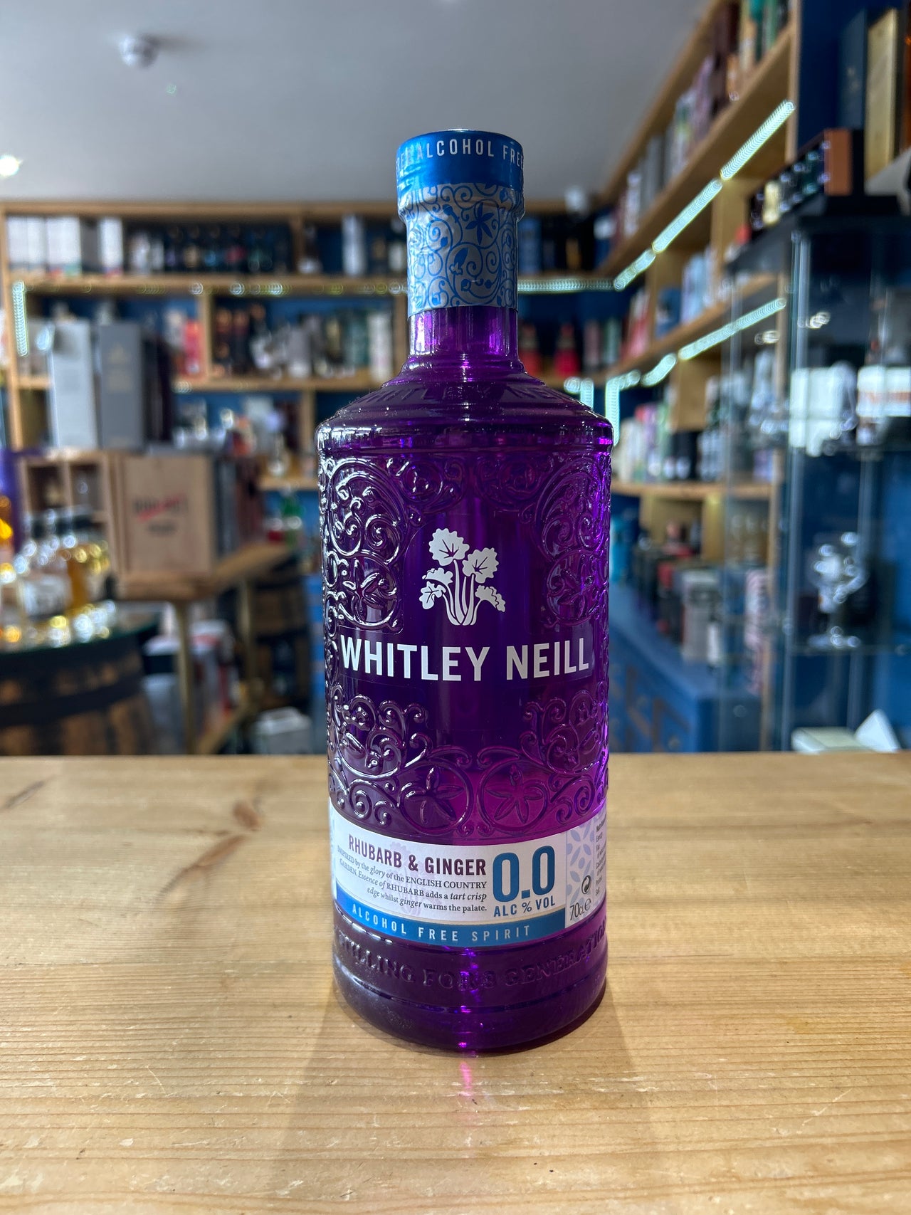 Whitley Neill Rhubarb & Ginger Alcohol Free Spirit 70cl 0.0%