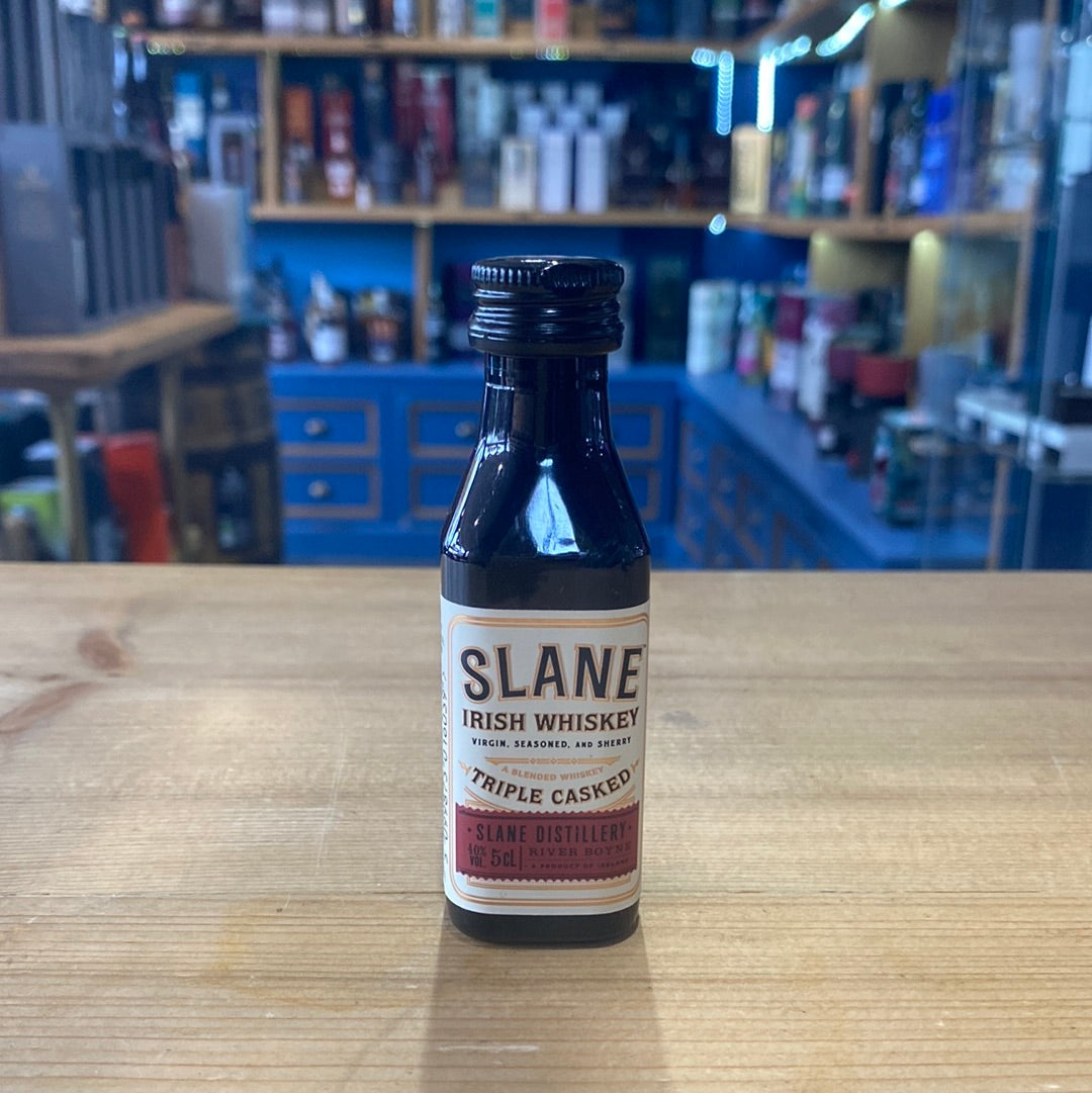 Slane Irish Whiskey Triple Casked 5cl 40%