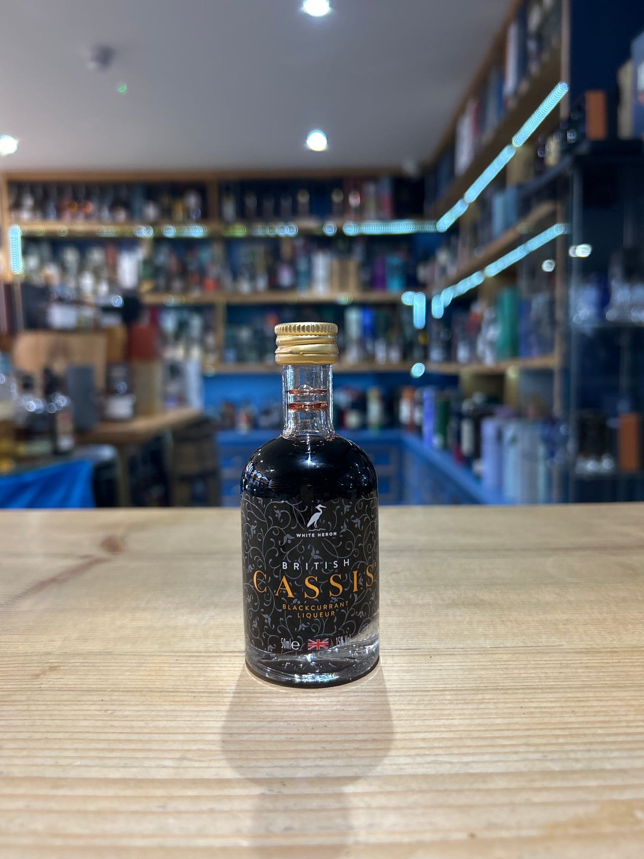 White Heron British Cassis 5cl 15%