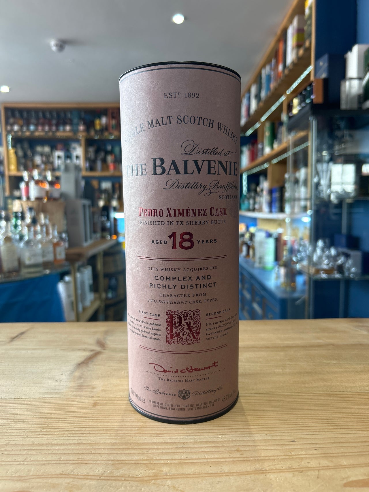Balvenie 18 Year Old PX Sherry Cask  - Travel Retail Exclusive 70cl 48.7%