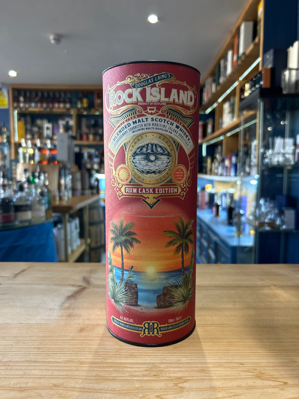Rock Island Blended Malt Whisky Rum Cask Edition 70cl 46.8%