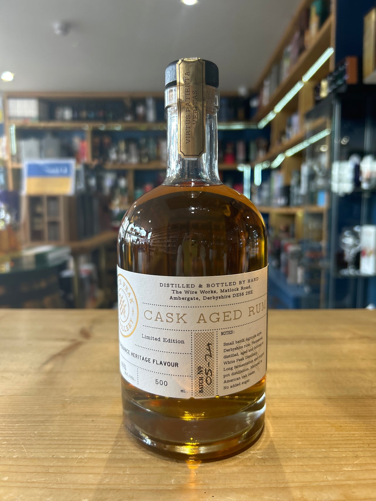 White Peak Distillery Cask Aged Rum 50cl 45%