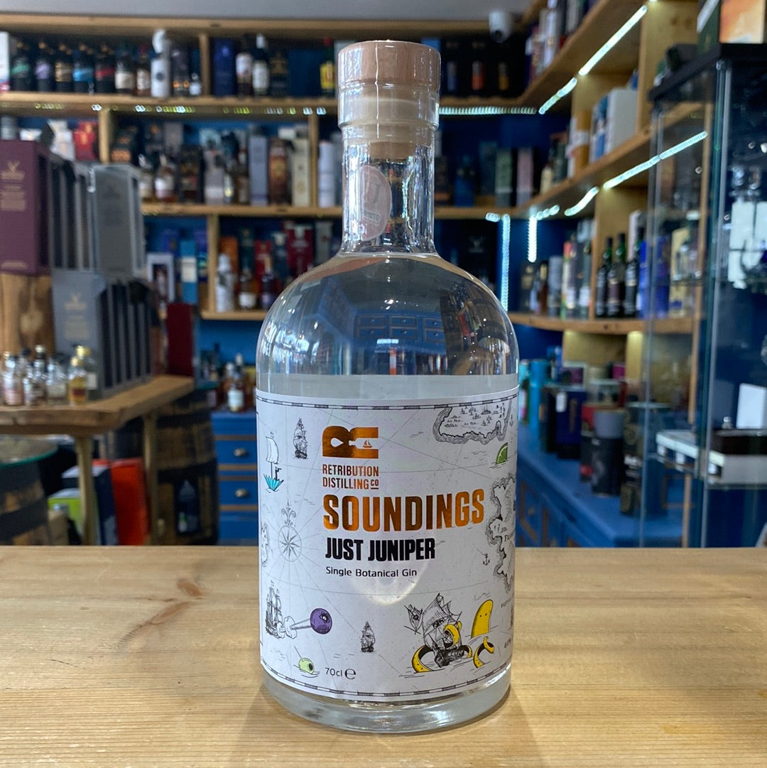 Retribution Distilling Co. Soundings Just Juniper Gin 70cl 44%