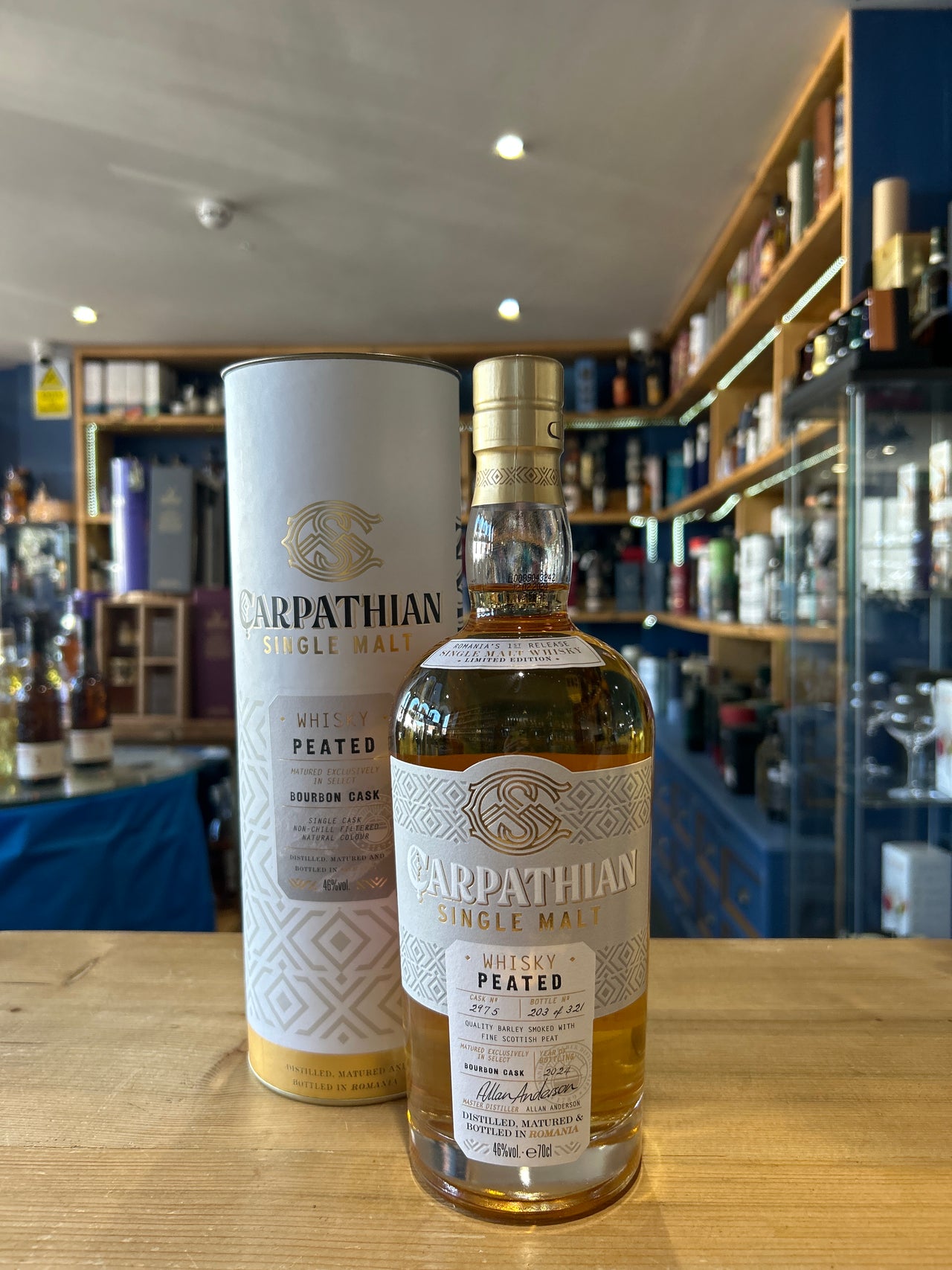 Carpathian Whisky Peated Bourbon Cask 70cl 46%