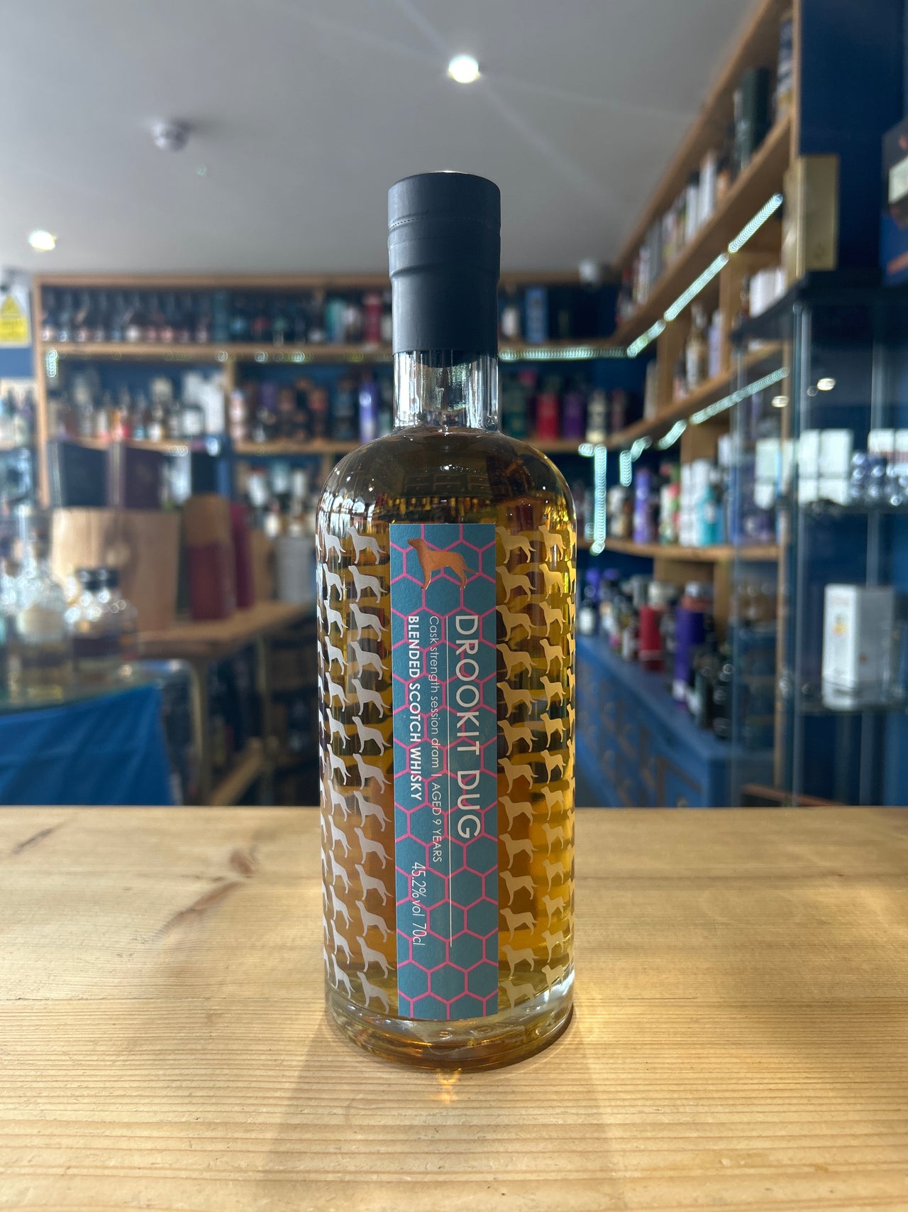 Little Brown Dog Drookit Dug Aged 9 Years 70cl 45.2%