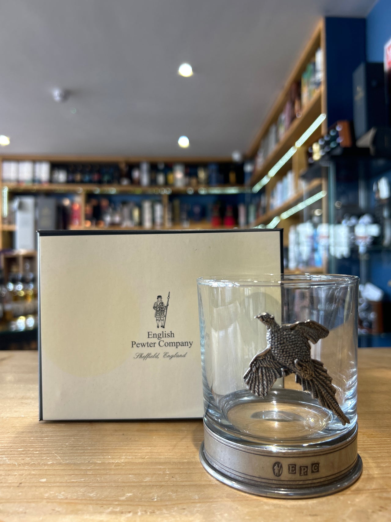 English Pewter Company Single Pheasant Tumbler