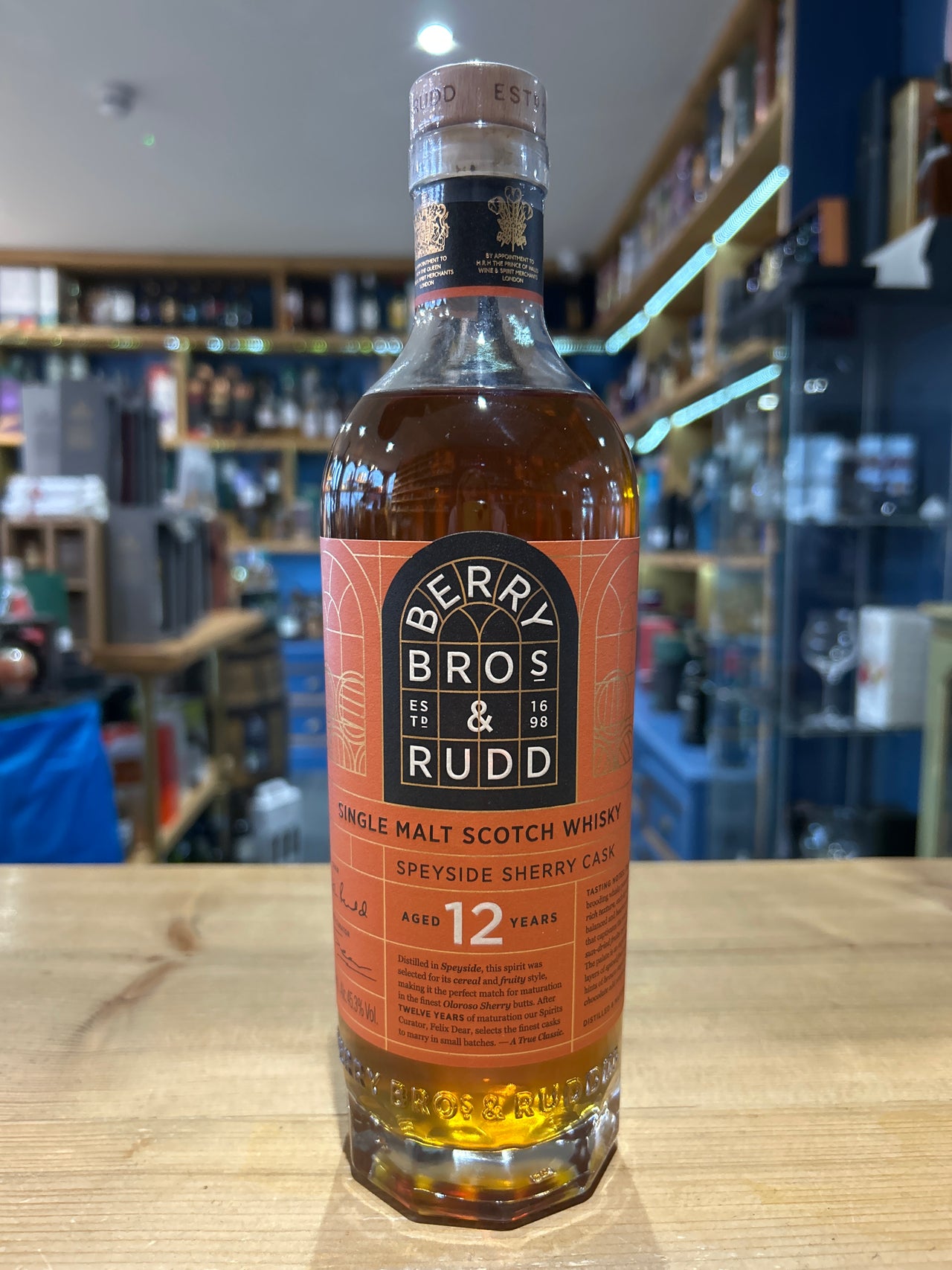 Berry Bros & Rudd Speyside Sherry Cask Aged 12 Years 70cl 45.3%