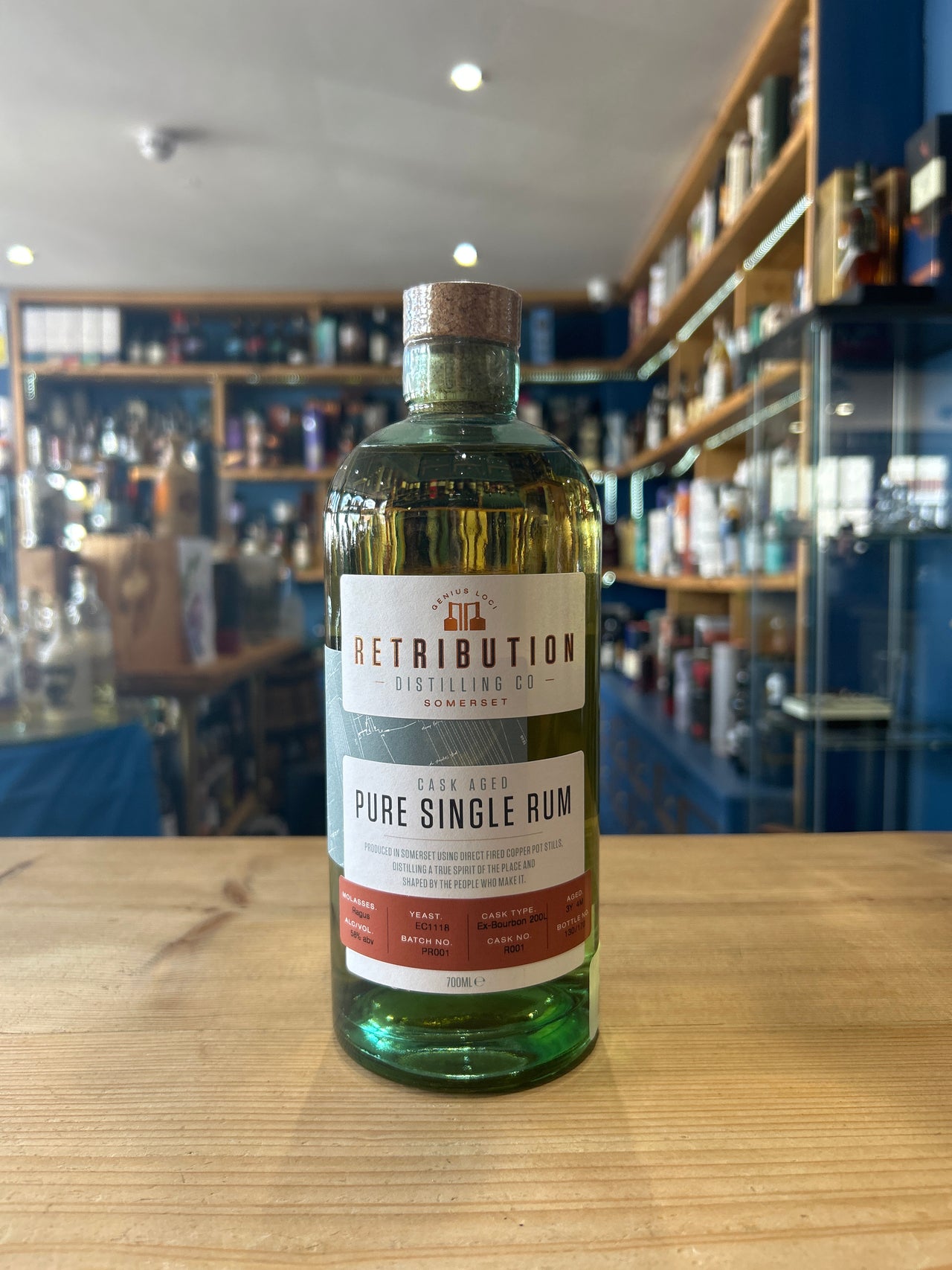Retribution Cask Aged Pure Single Rum 70cl 58%