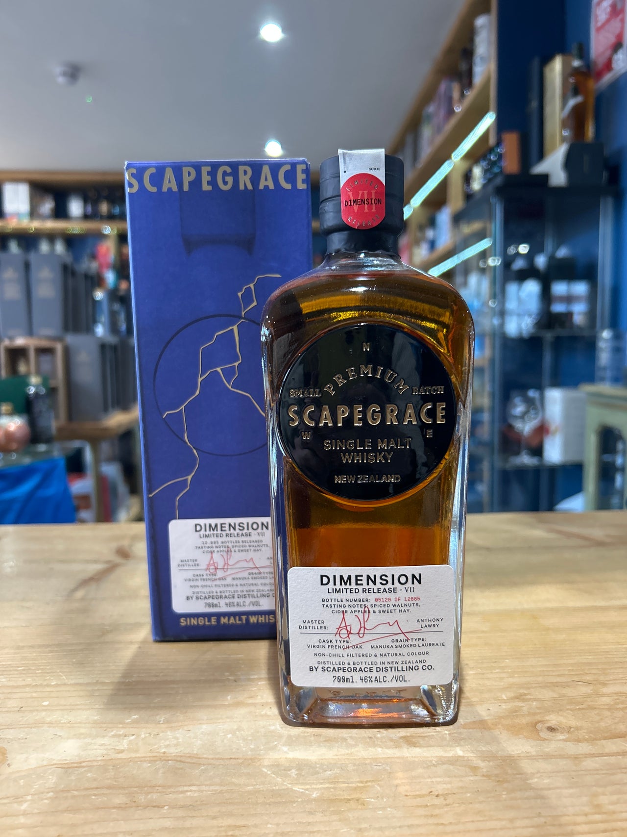 Scapegrace Dimension Limited Release VII New Zealand Single Malt Whisky 70cl 46%