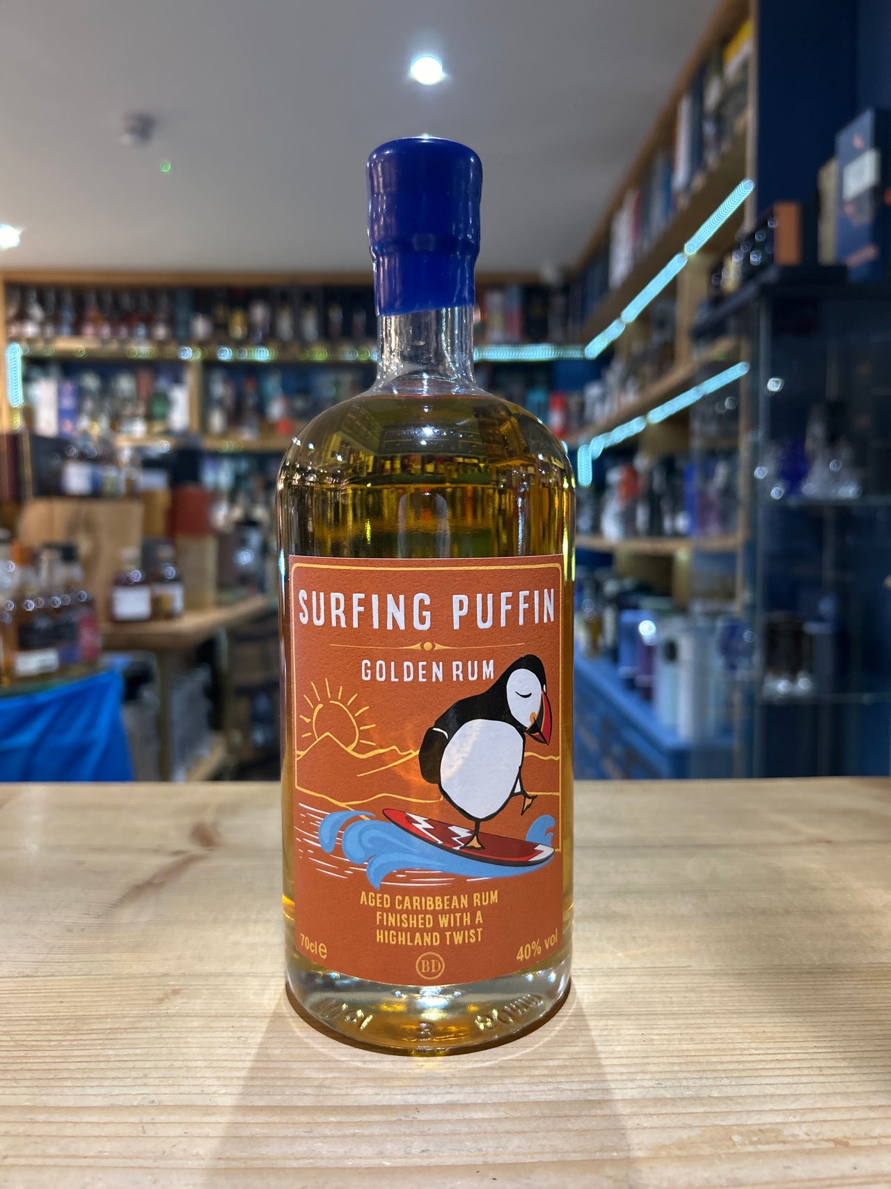 Surfing Puffin Golden Rum 70cl 40%