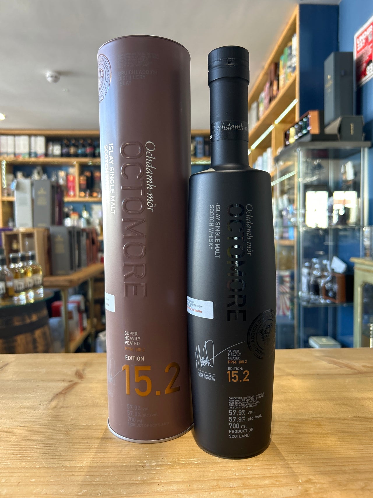 Octomore 15.2 super heavily peated whisky