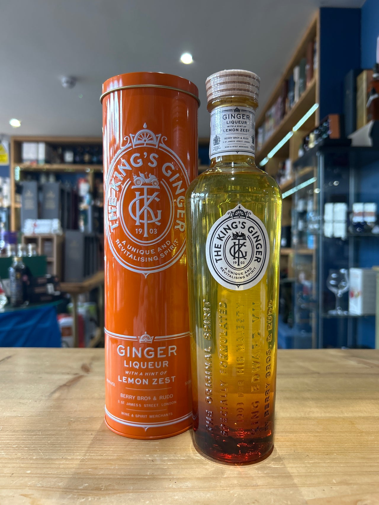 Kings Ginger Liqueur in Gift Tin 50cl 29.9%