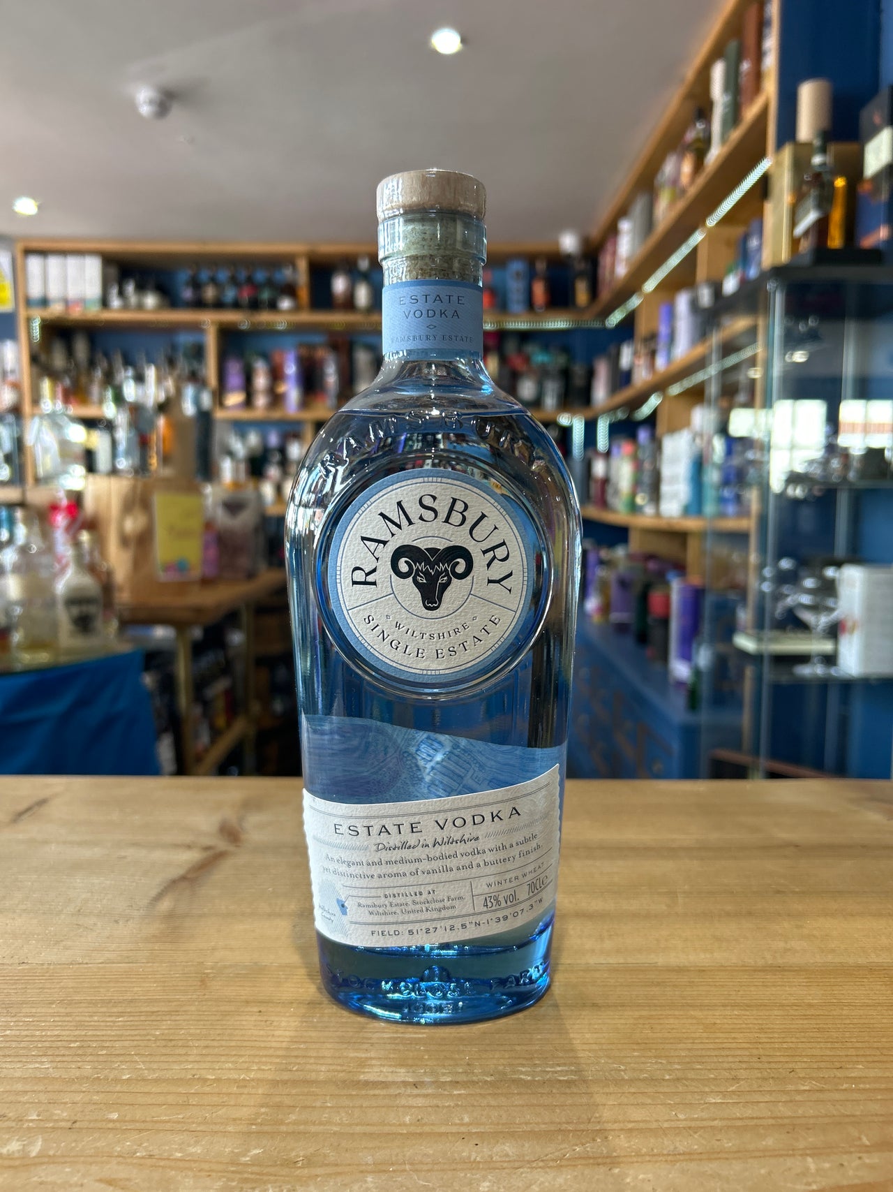 Ramsbury Wiltshire Single Estate Vodka 70cl 43%