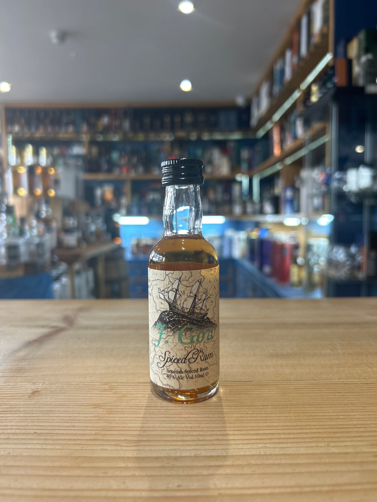 J Gow Spiced Rum 5cl 40%