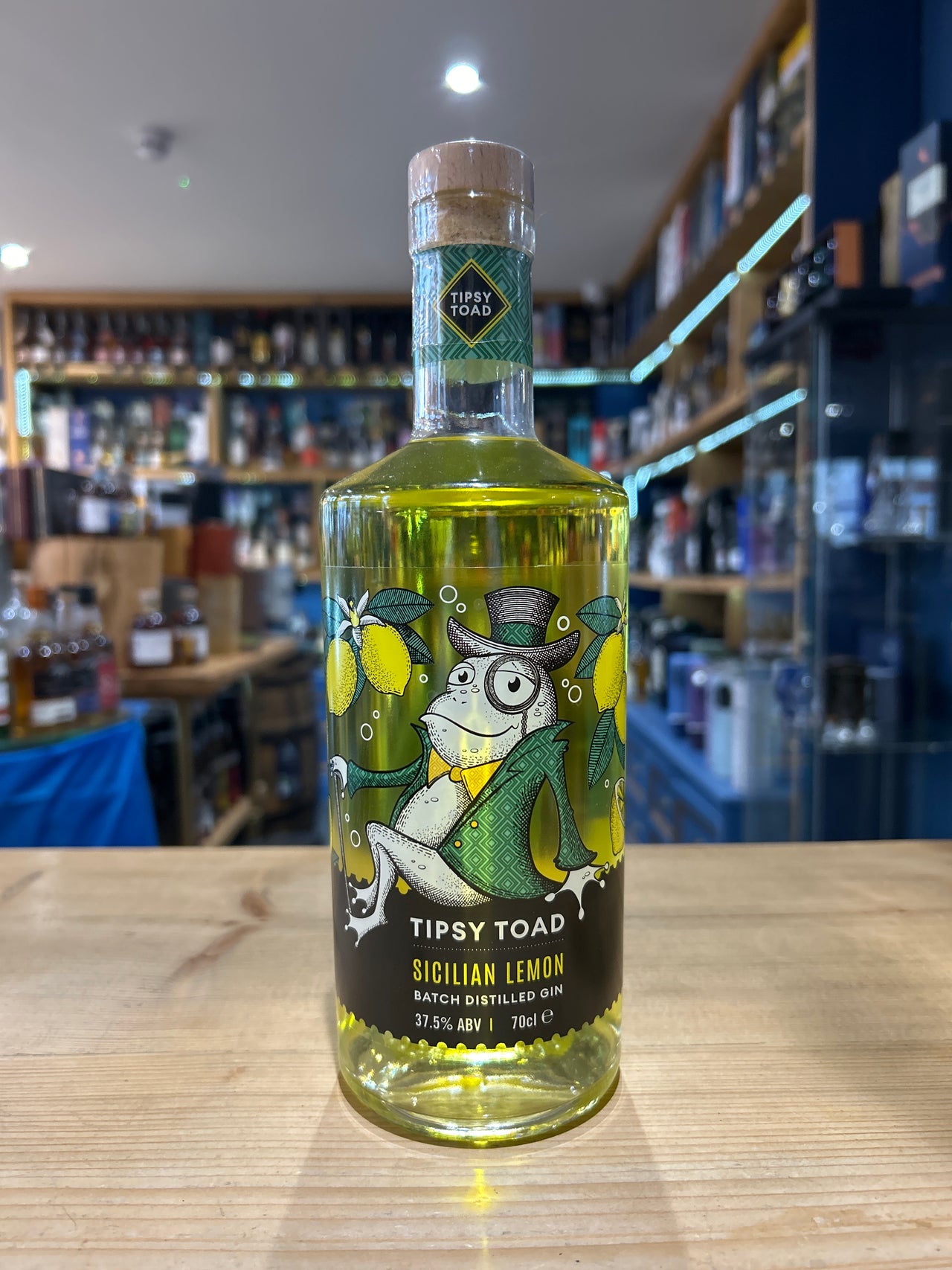 Tipsy Toad Sicilian Lemon Gin 70cl 37.5%